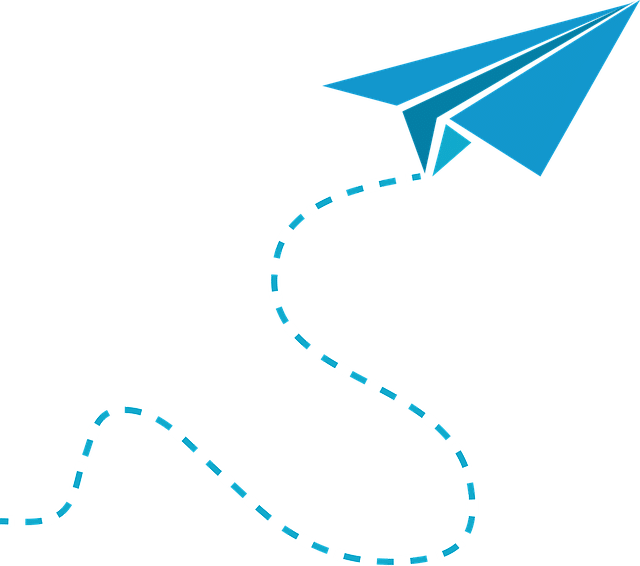 Soaring Paper Plane Graphic PNG