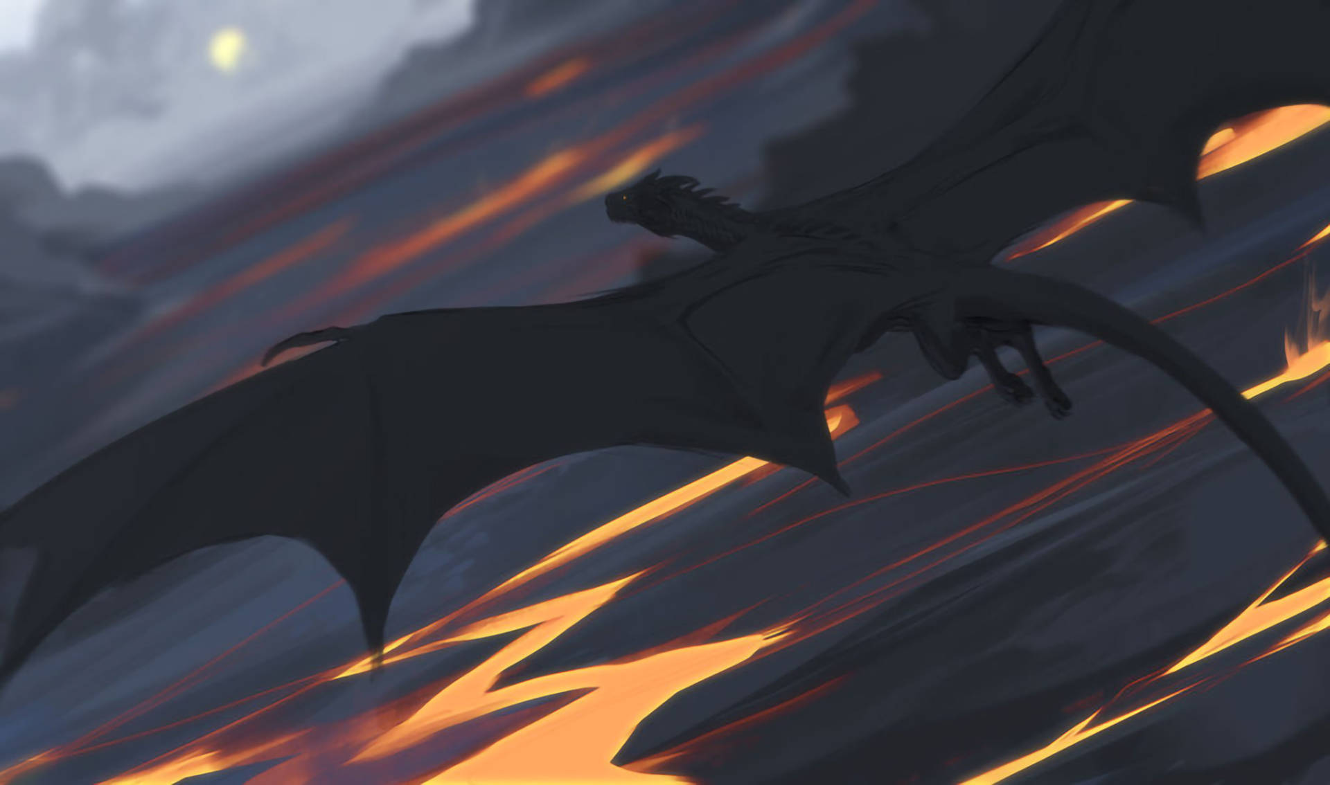 Soaring The Lava Dragon