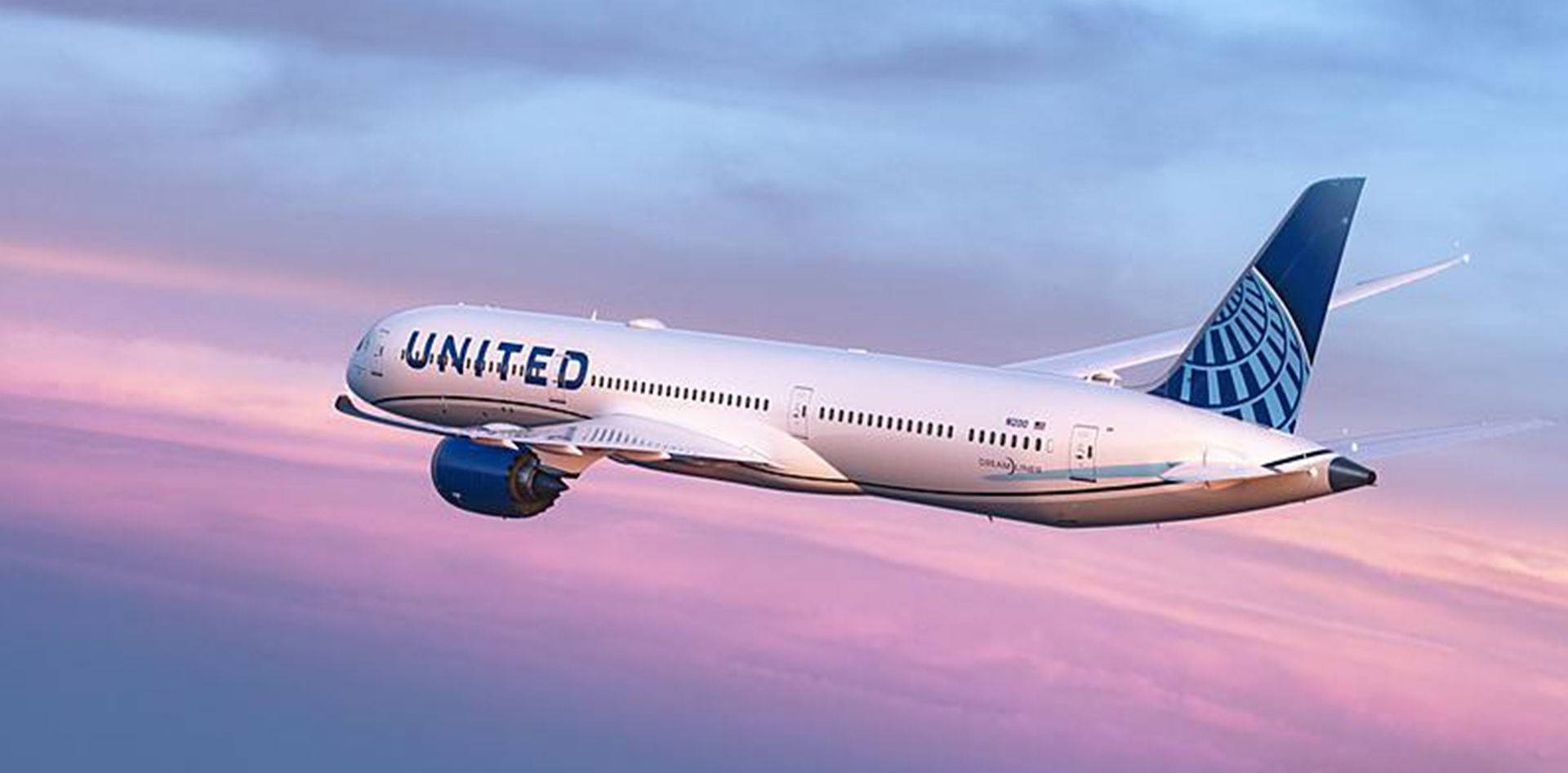 Rasantsteigendes Flugzeug Der United Airlines Wallpaper