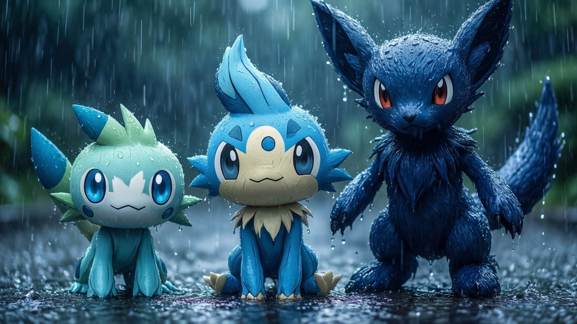 Sobble Evolution Line Wallpaper