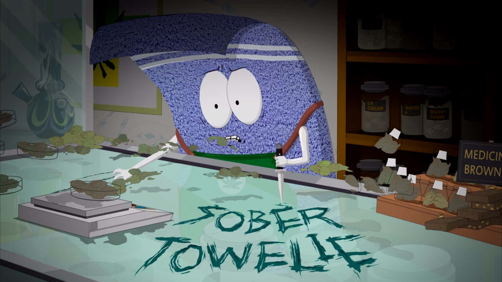 Sober Towelie South Park Wallpaper