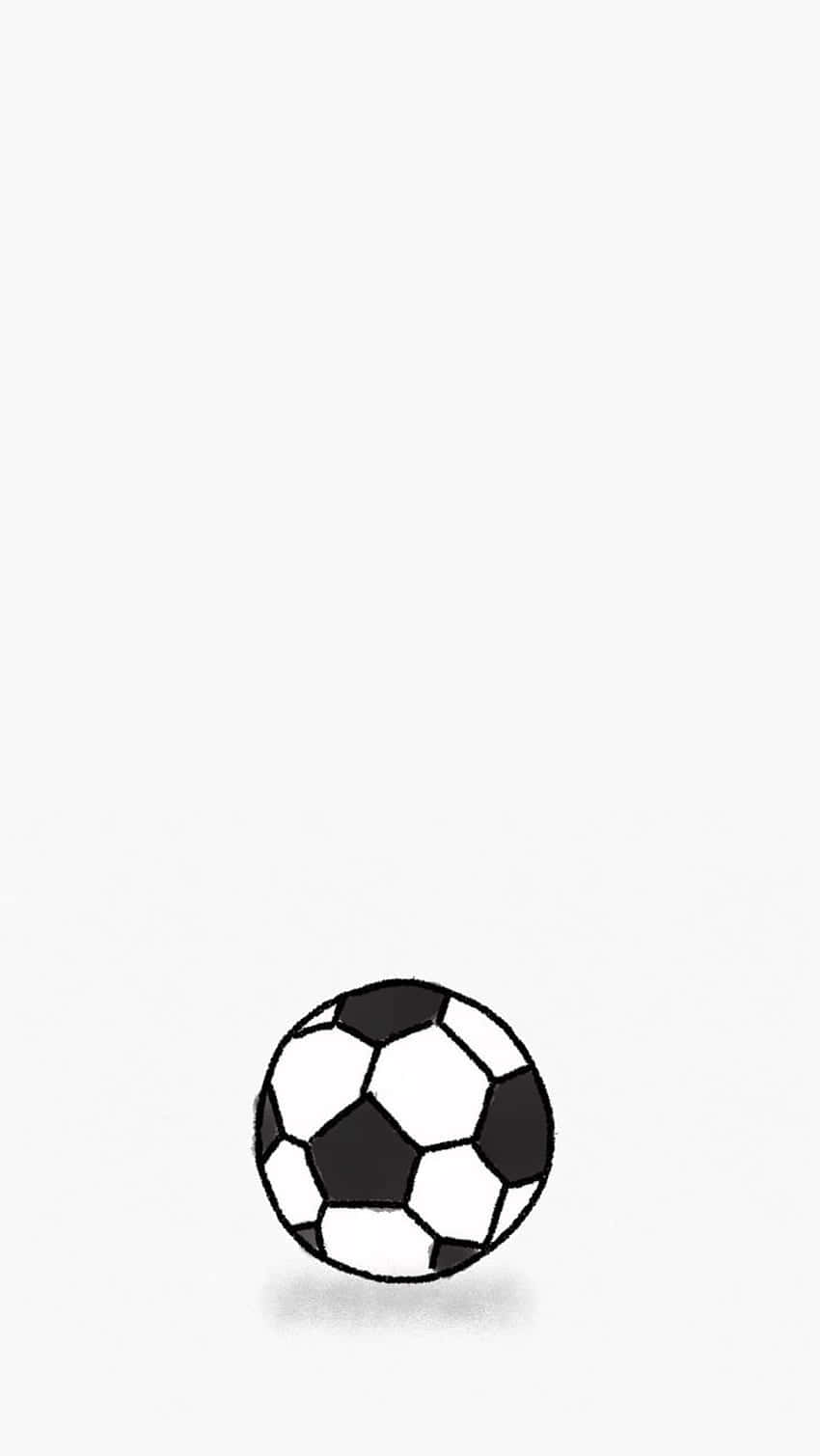 Soccer Ball Background Black White