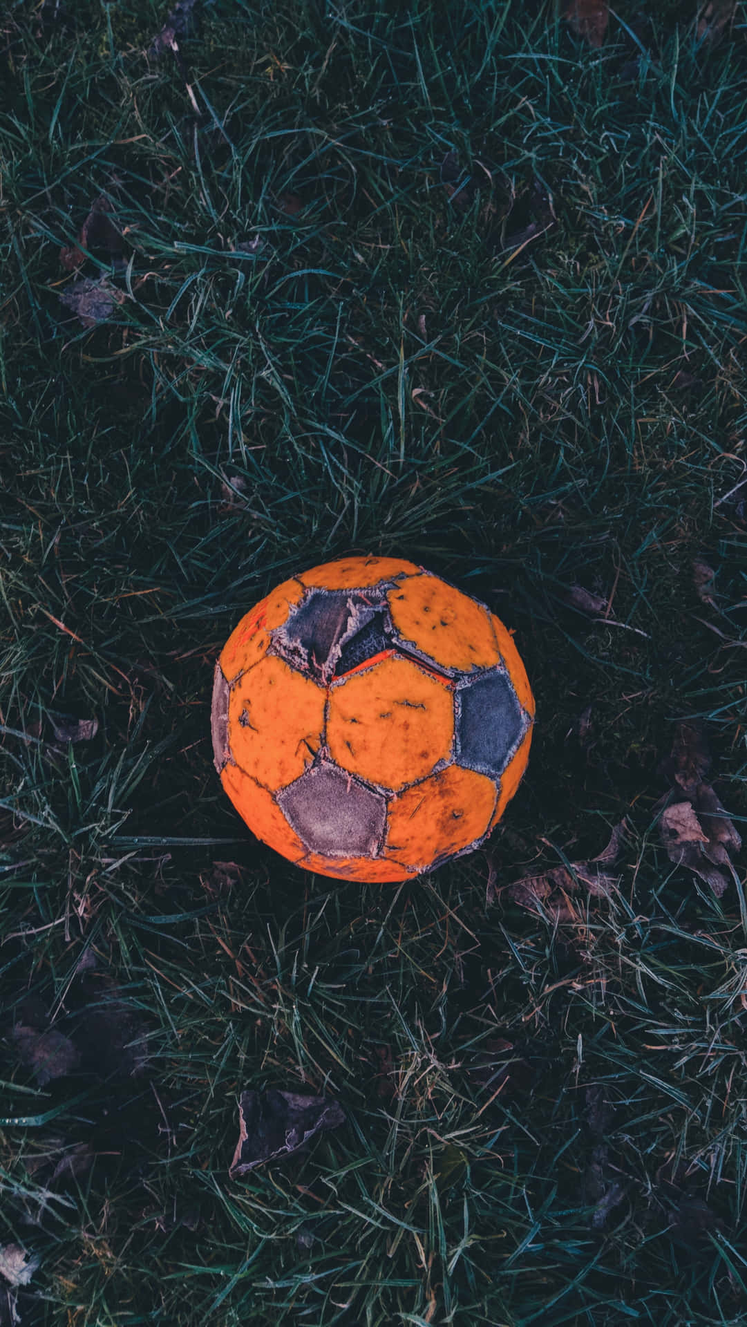 Soccer Ball Background Dirt Peeling