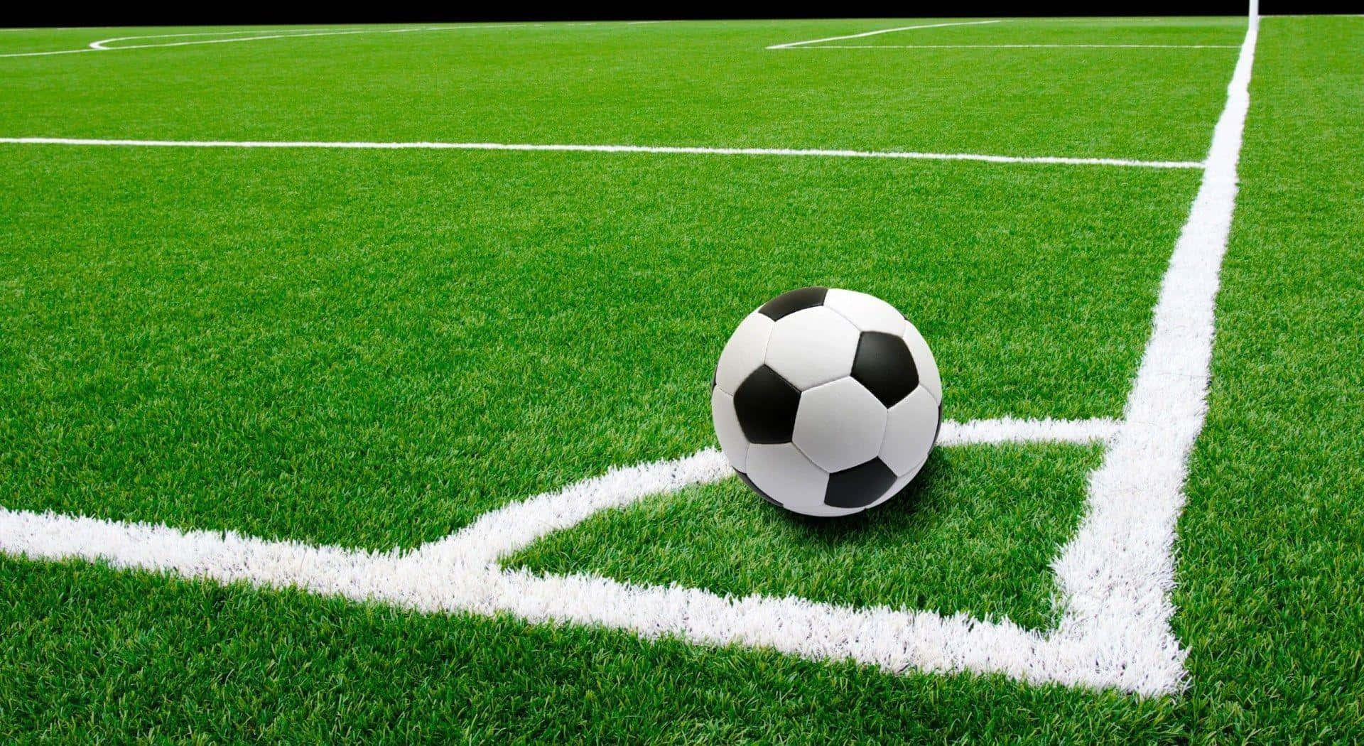 Soccer Ball Background Boundary Lines