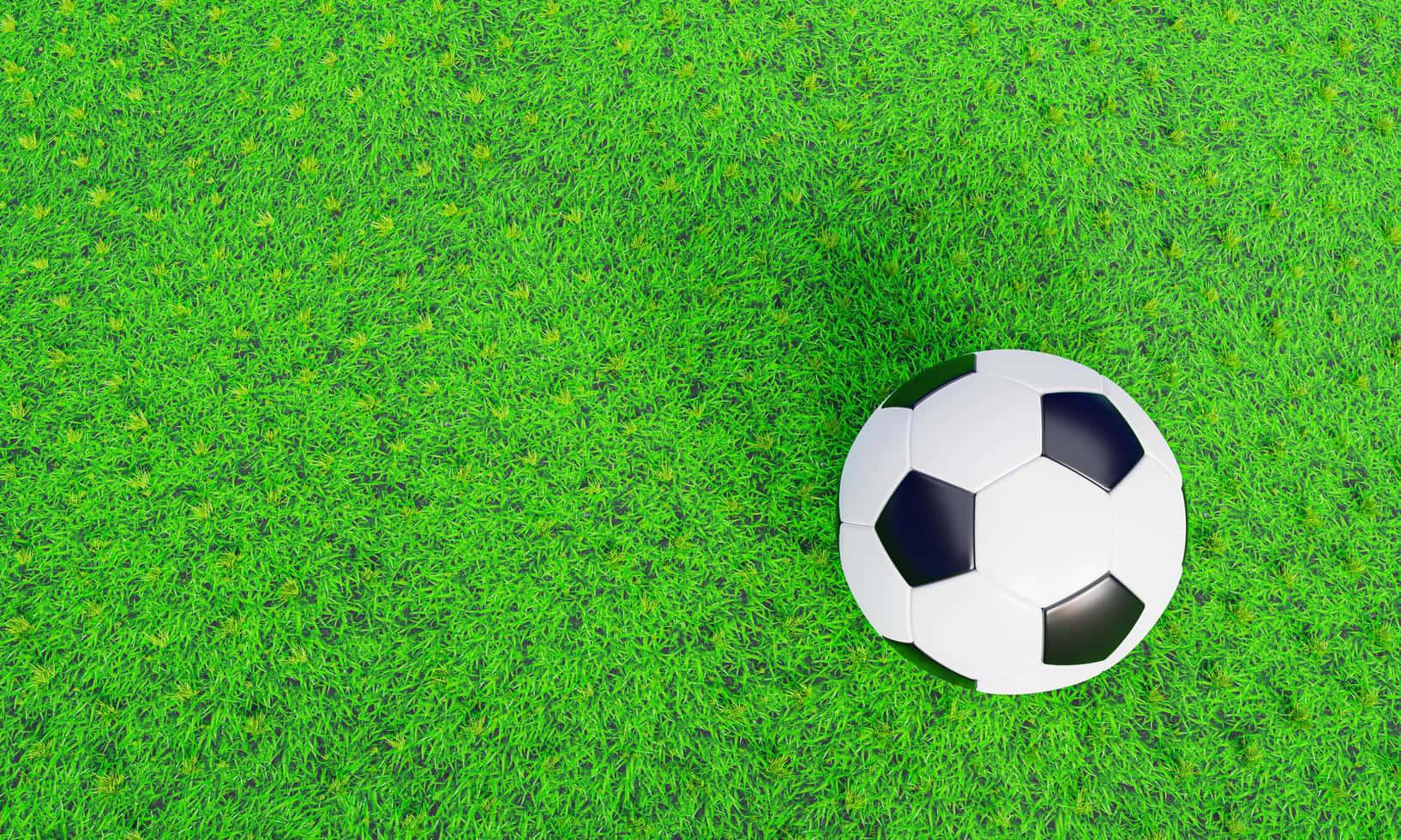 Soccer Ball Background Right Side