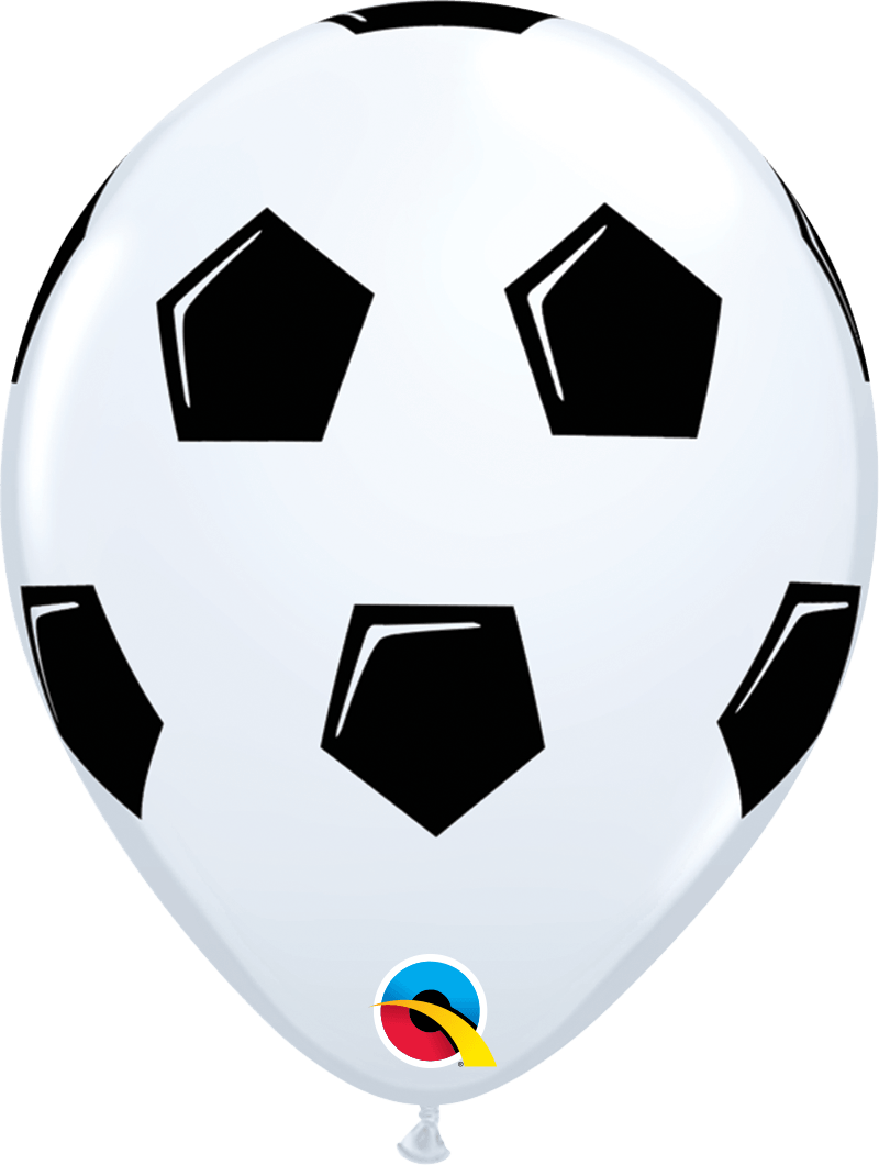 Soccer Ball Balloon Design PNG