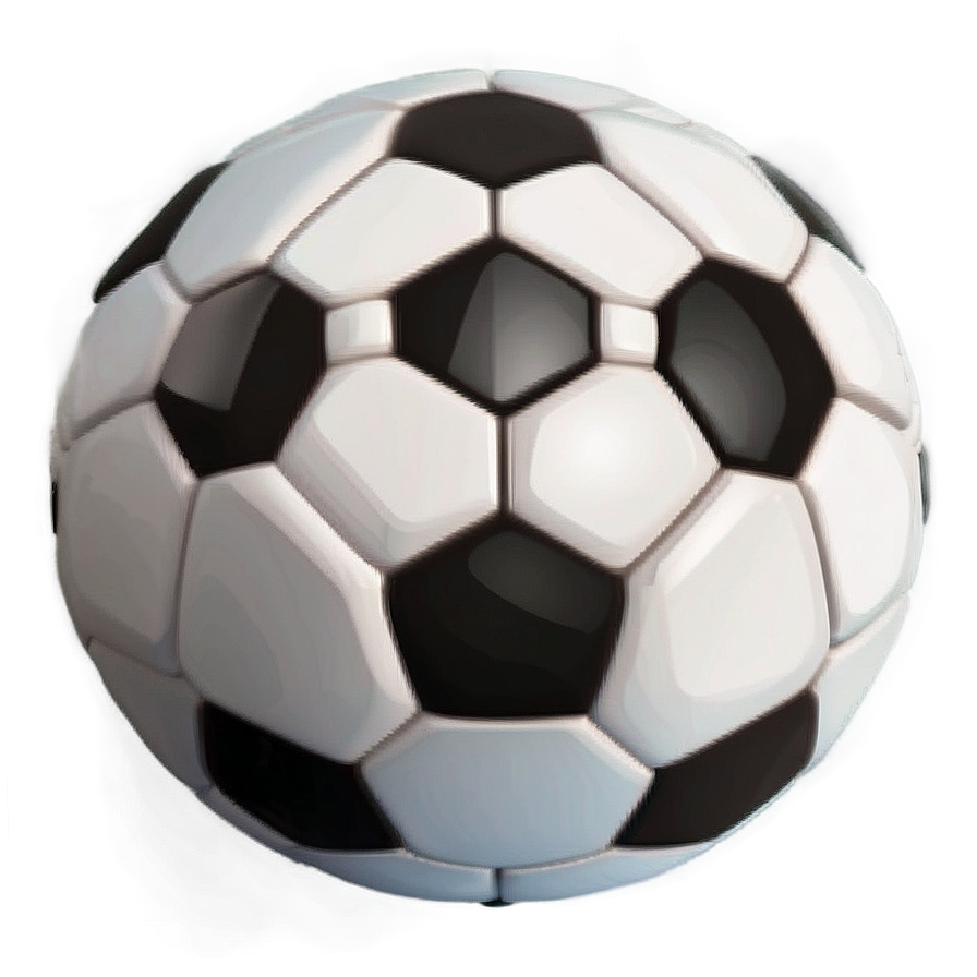 Soccer Ball Emoji Png 04292024 PNG