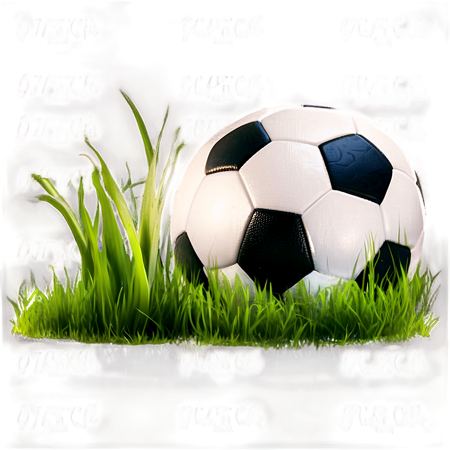 Soccer Ball In Grass Png 60 PNG