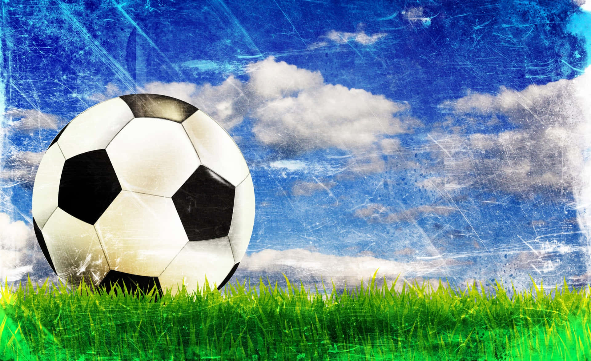 Soccer Ball On The Grass Picture