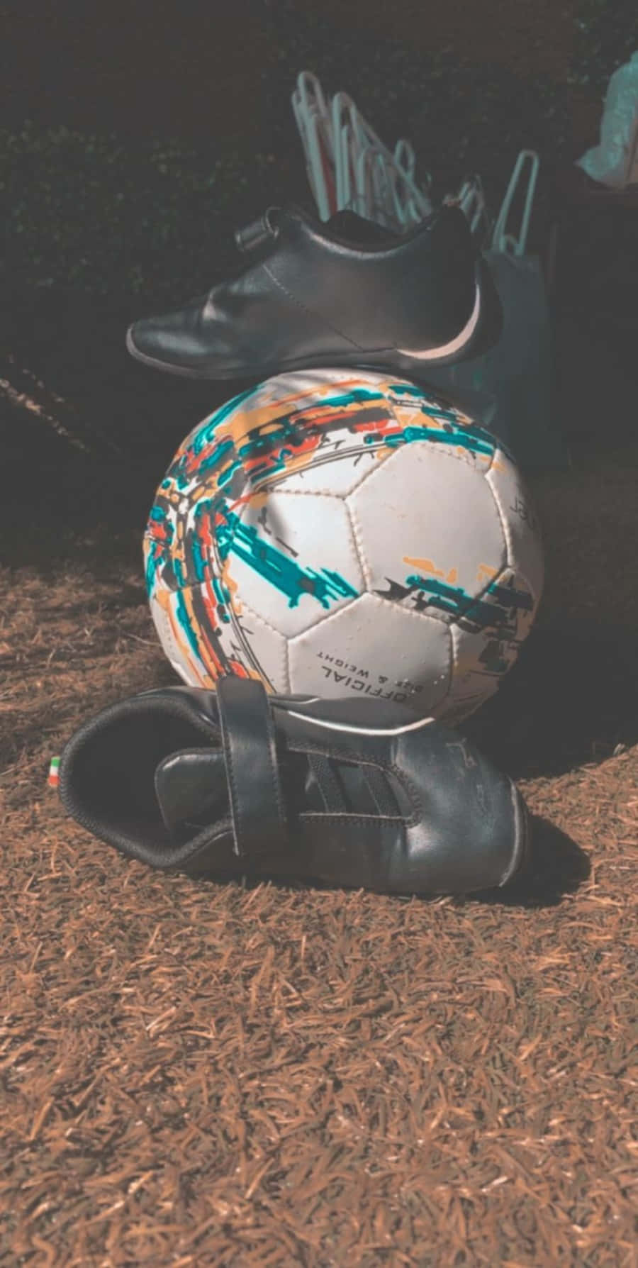 Soccer Ball Shoes Picture