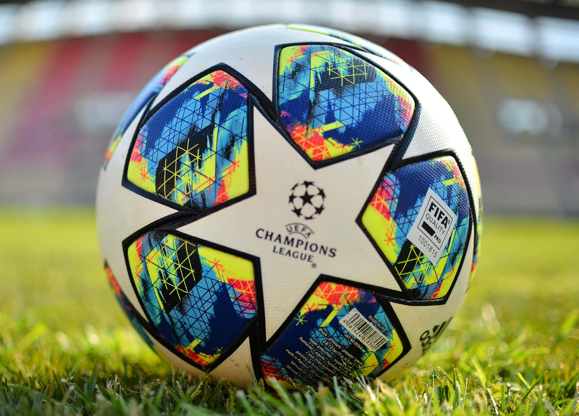 A soccer ball ready to get kicked onto the pitch!