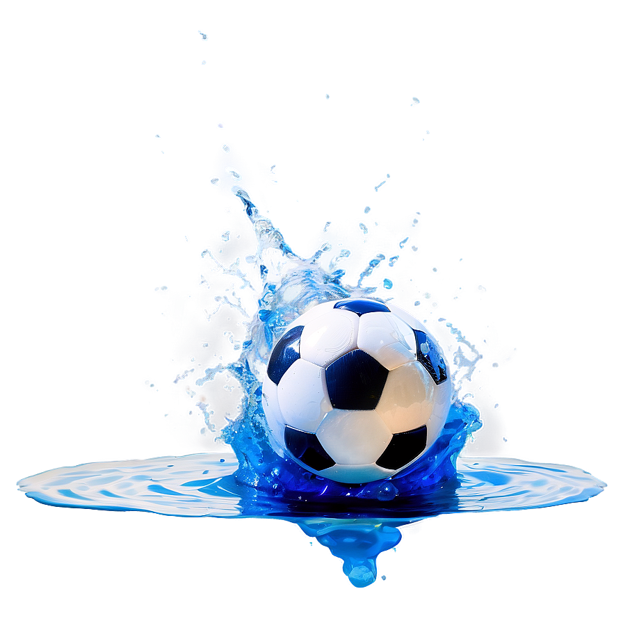 Soccer Ball Splash Water Png Dig34 PNG