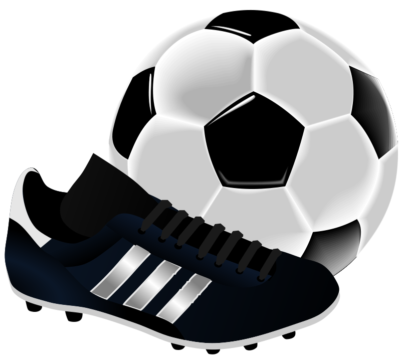 Soccer Balland Cleat Graphic PNG
