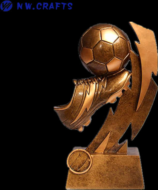 Soccer Balland Cleat Trophy PNG