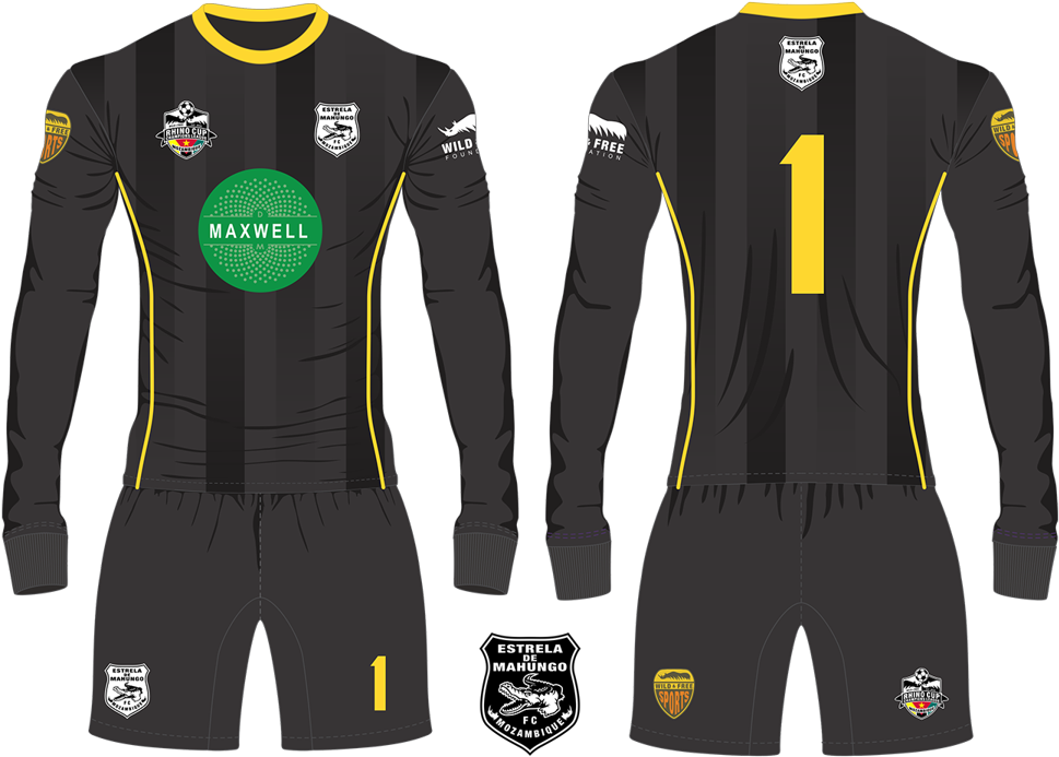 Soccer Goalkeeper Kit Design PNG