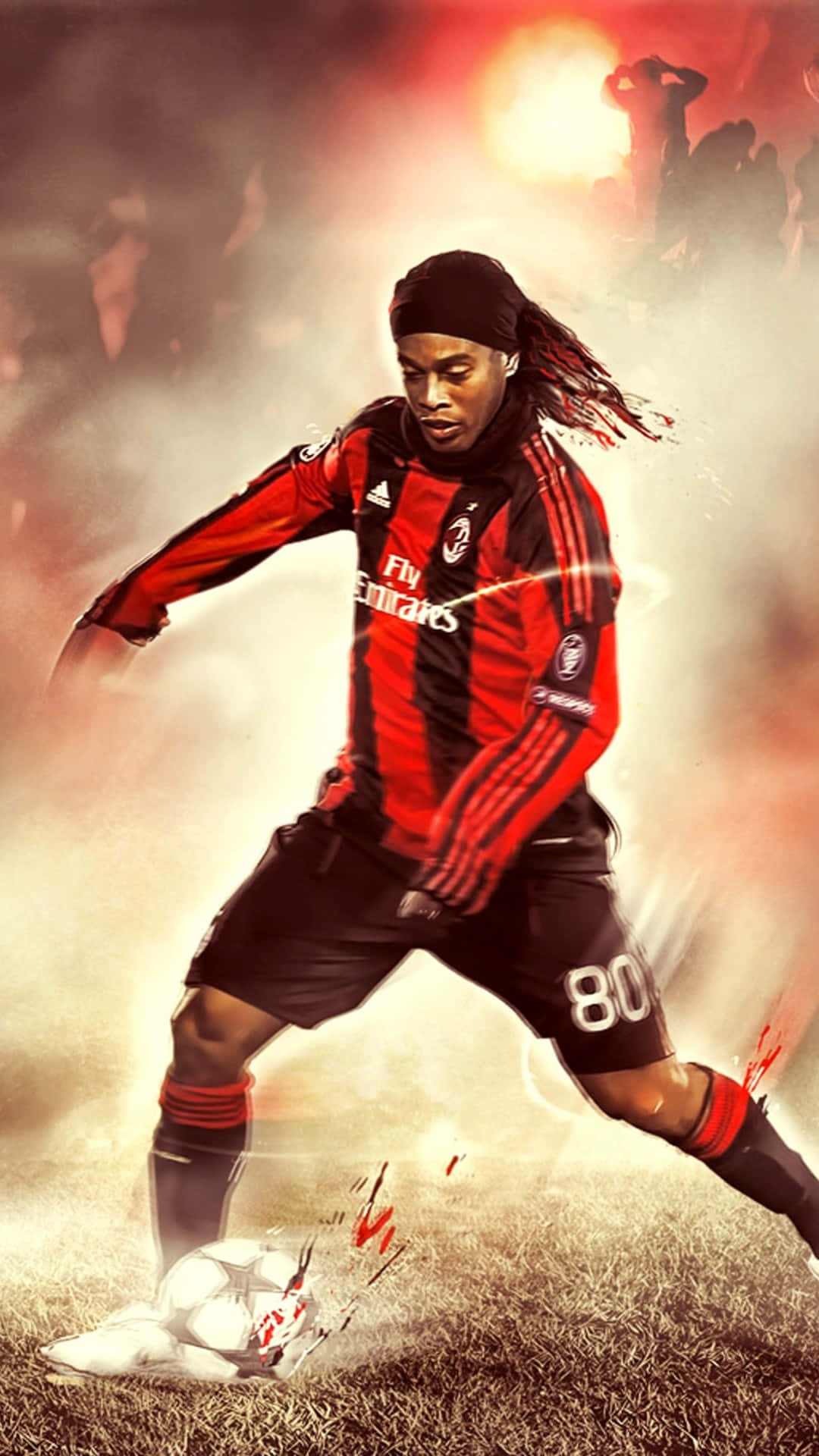 Spil fodbold Iphone Ronaldinho Fan Rediger Fotografi: Wallpaper