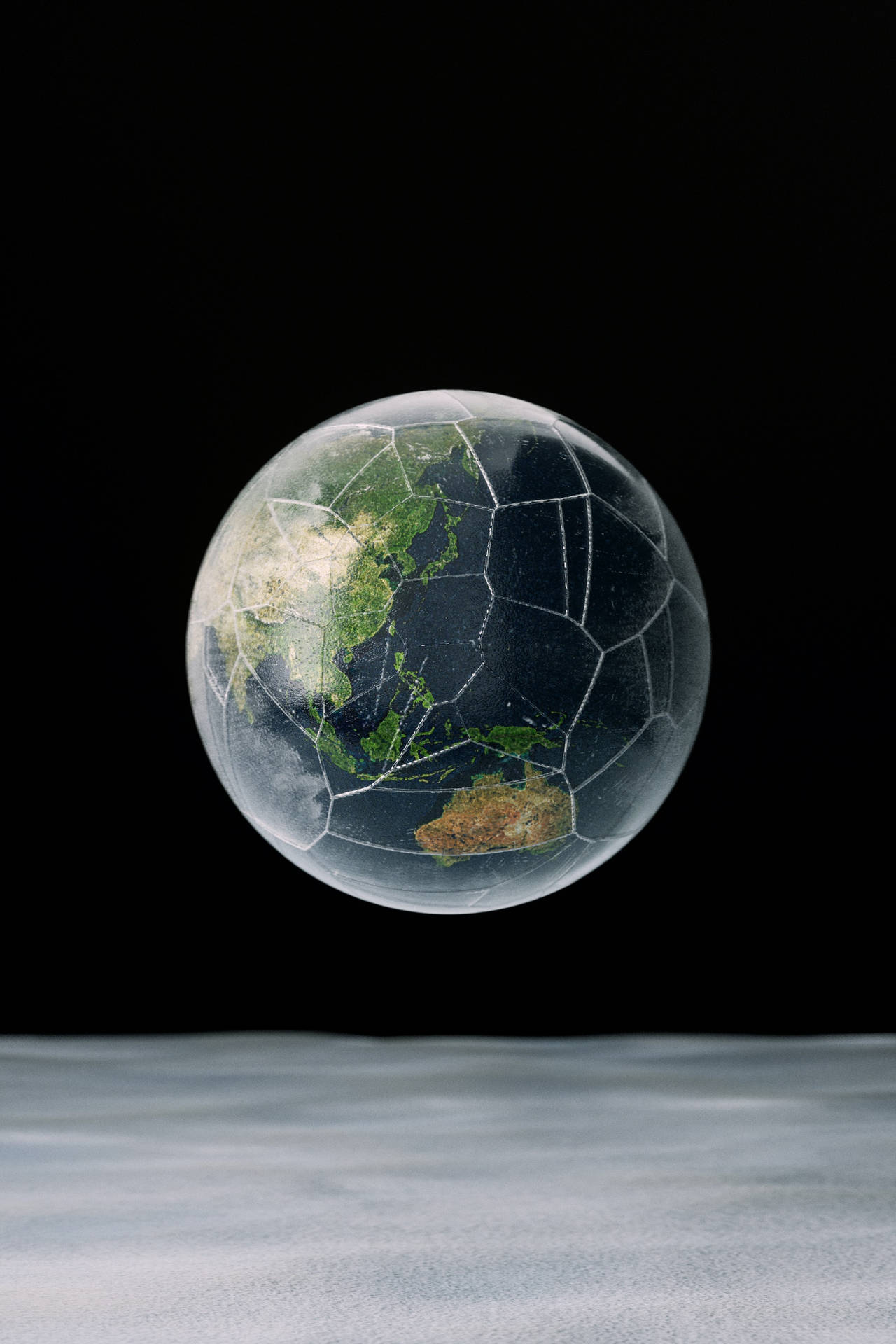 Soccer Net Around Earth iPhone 6 Wallpaper