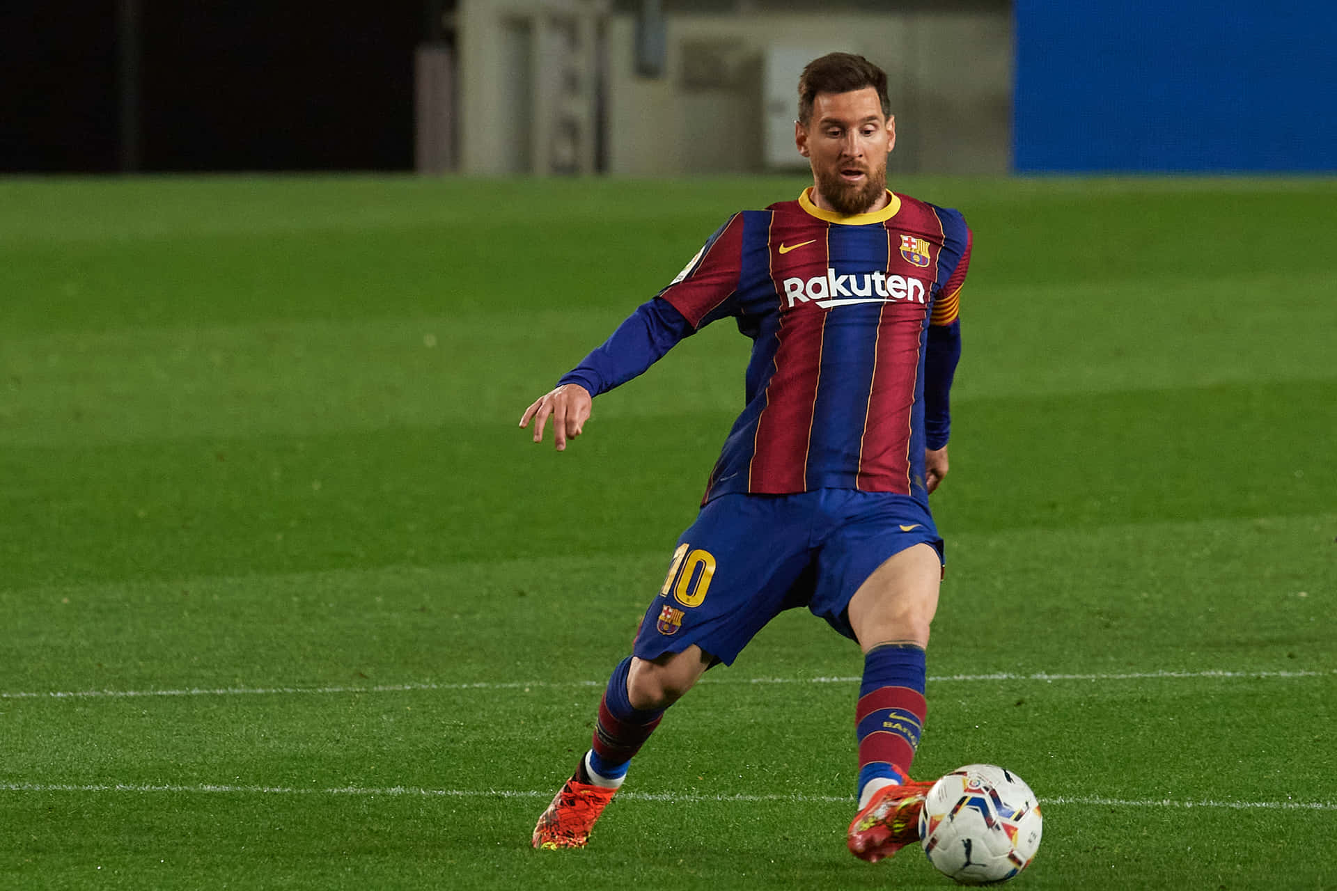 Fotbollsspelarelionel Messi Bild.
