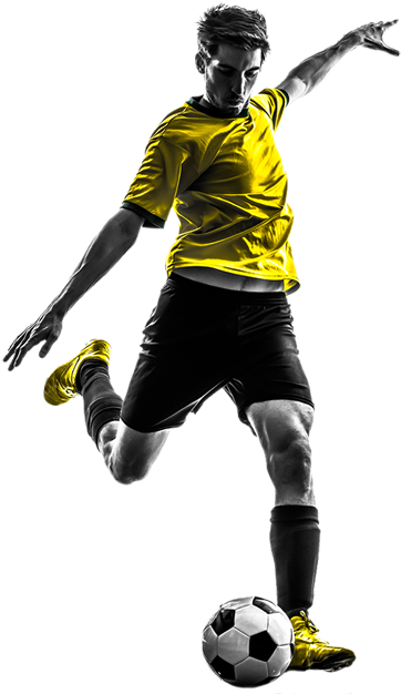 Soccer Player Control Ball Action PNG