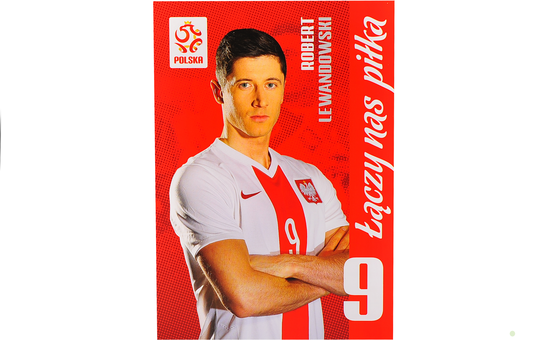 Soccer Player Poland Jersey Promotional Banner PNG