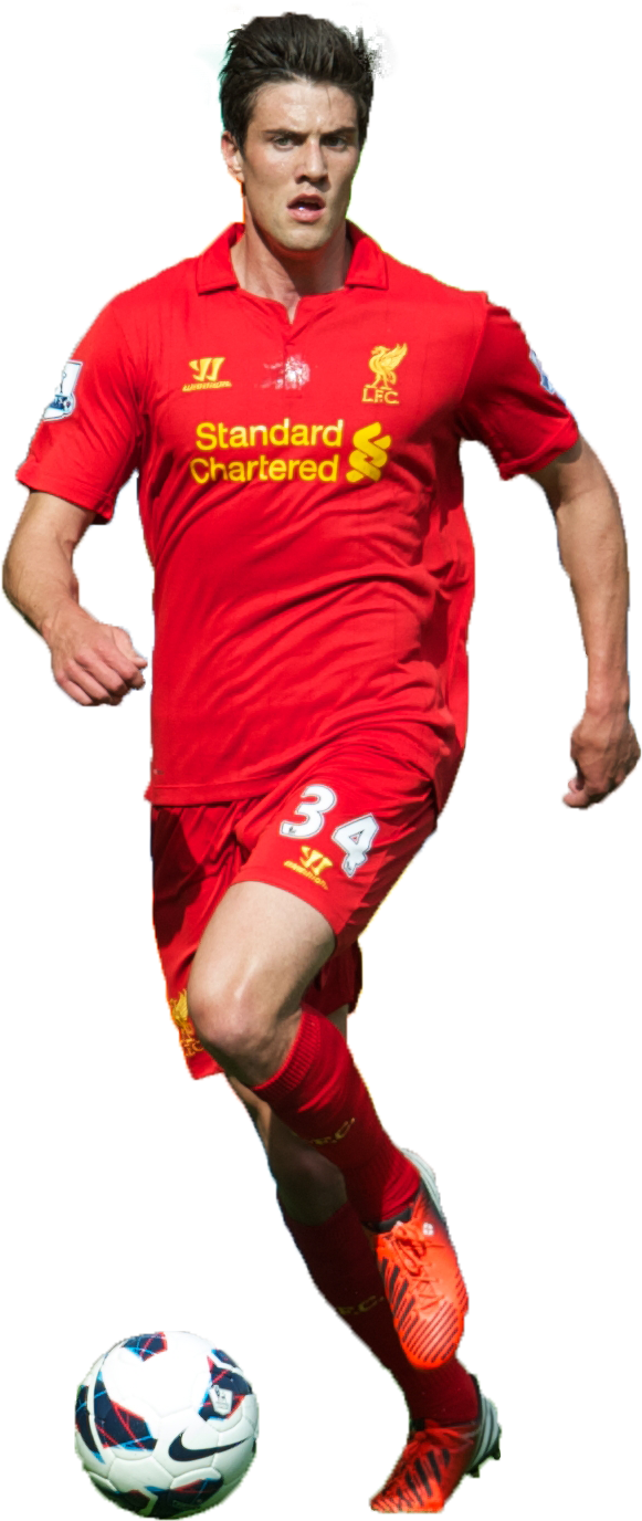 Soccer Playerin Action Liverpool F C PNG