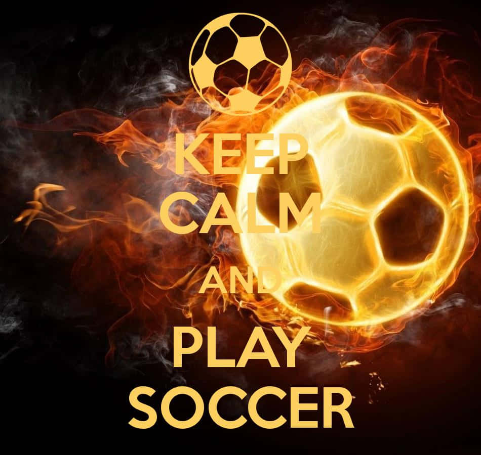 Soccer Keep Calm Quotes Wallpaper
