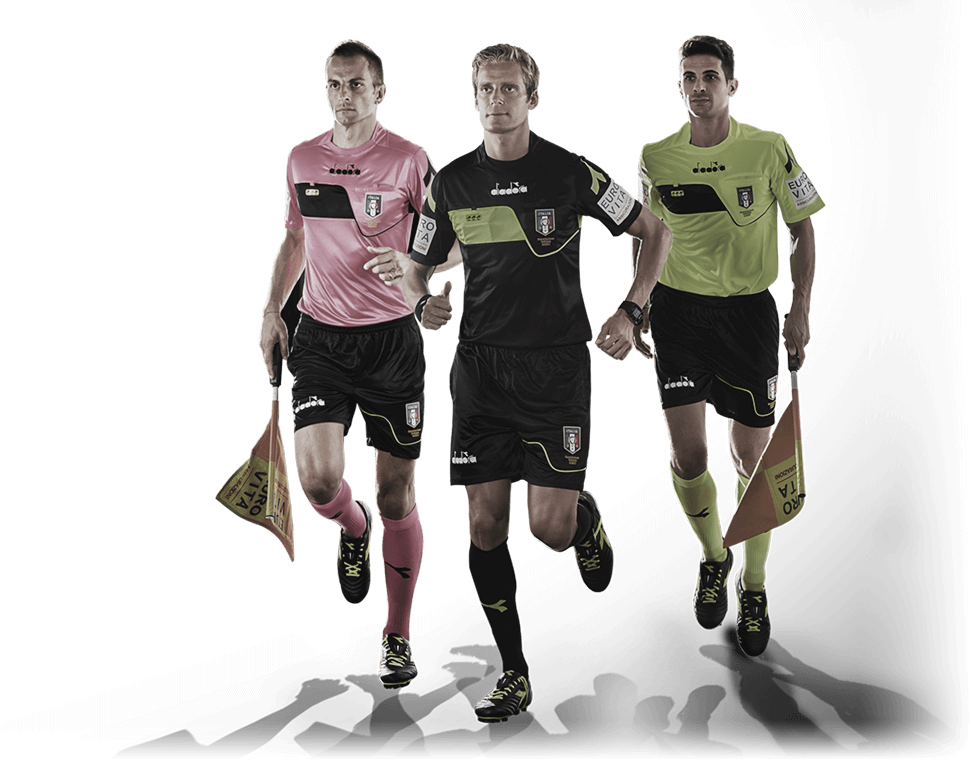 Download Soccer Referees Readyfor Match | Wallpapers.com