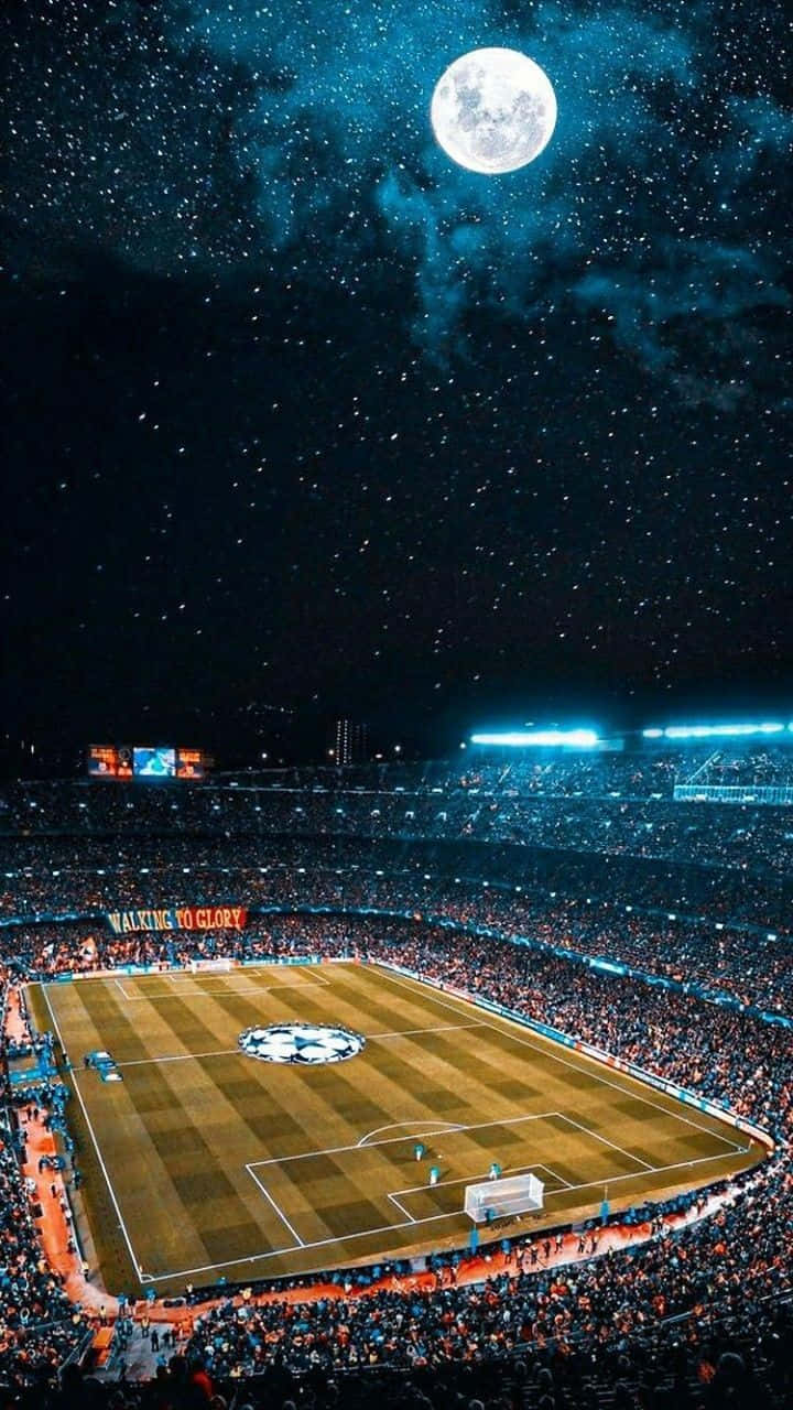 Catch the thrill of the game at this beautiful soccer stadium Wallpaper