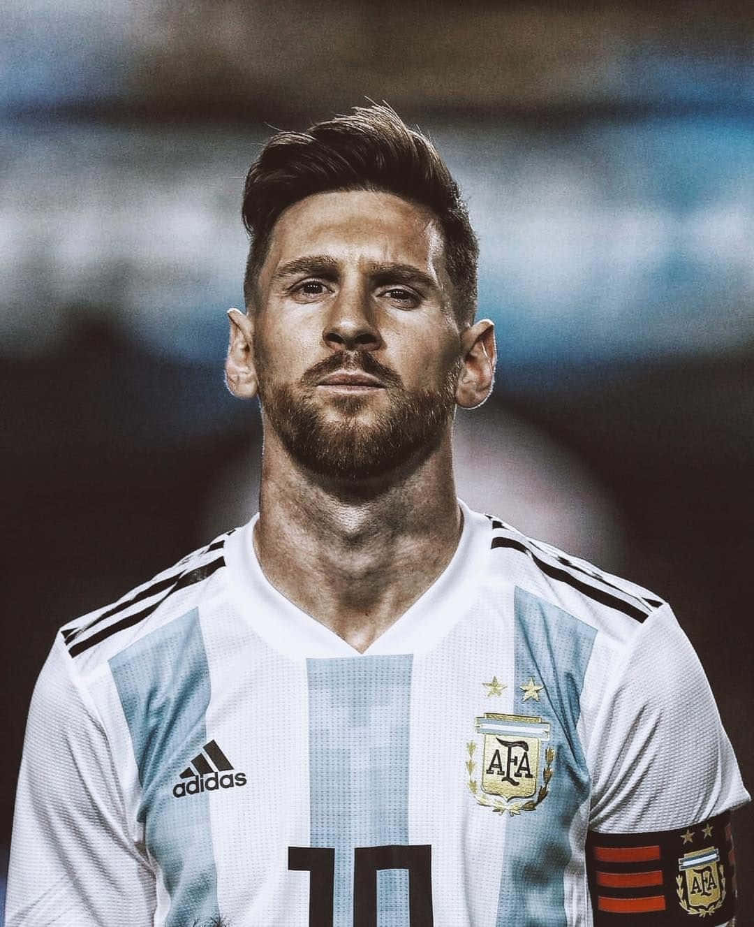 Bintang Sepak Bola Di Jersey Argentina 2022 Wallpaper