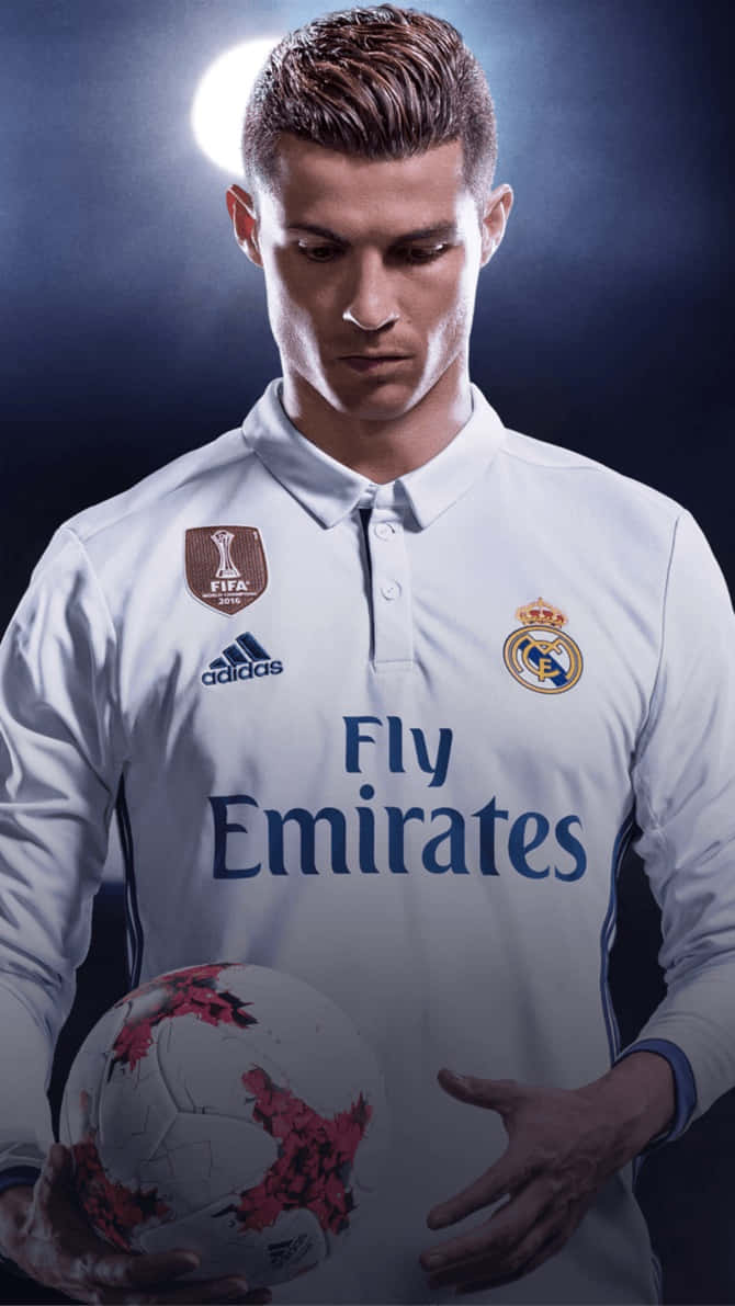 Soccer_ Star_ Ronaldo_ Real_ Madrid_ Uniform Wallpaper