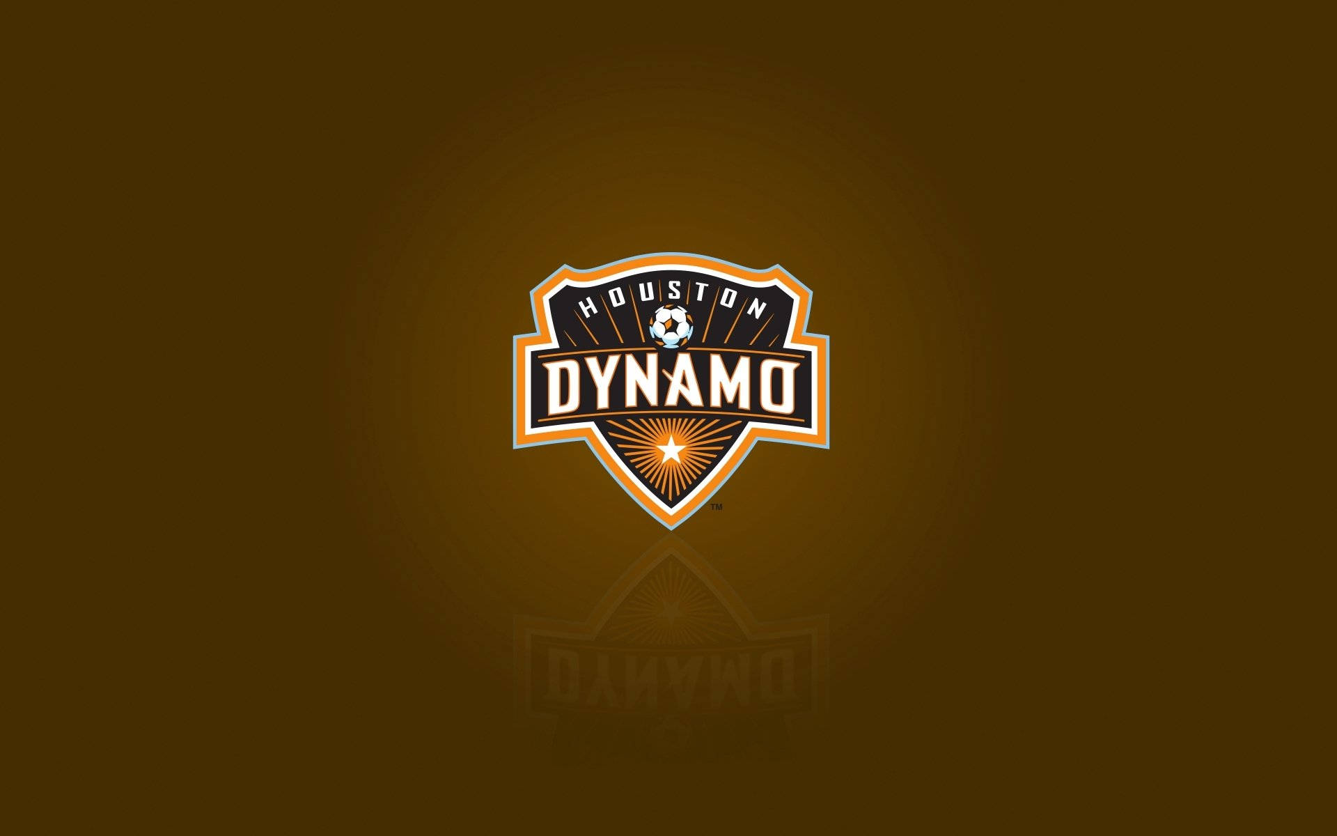 Logotipodel Equipo De Fútbol Houston Dynamo. Fondo de pantalla