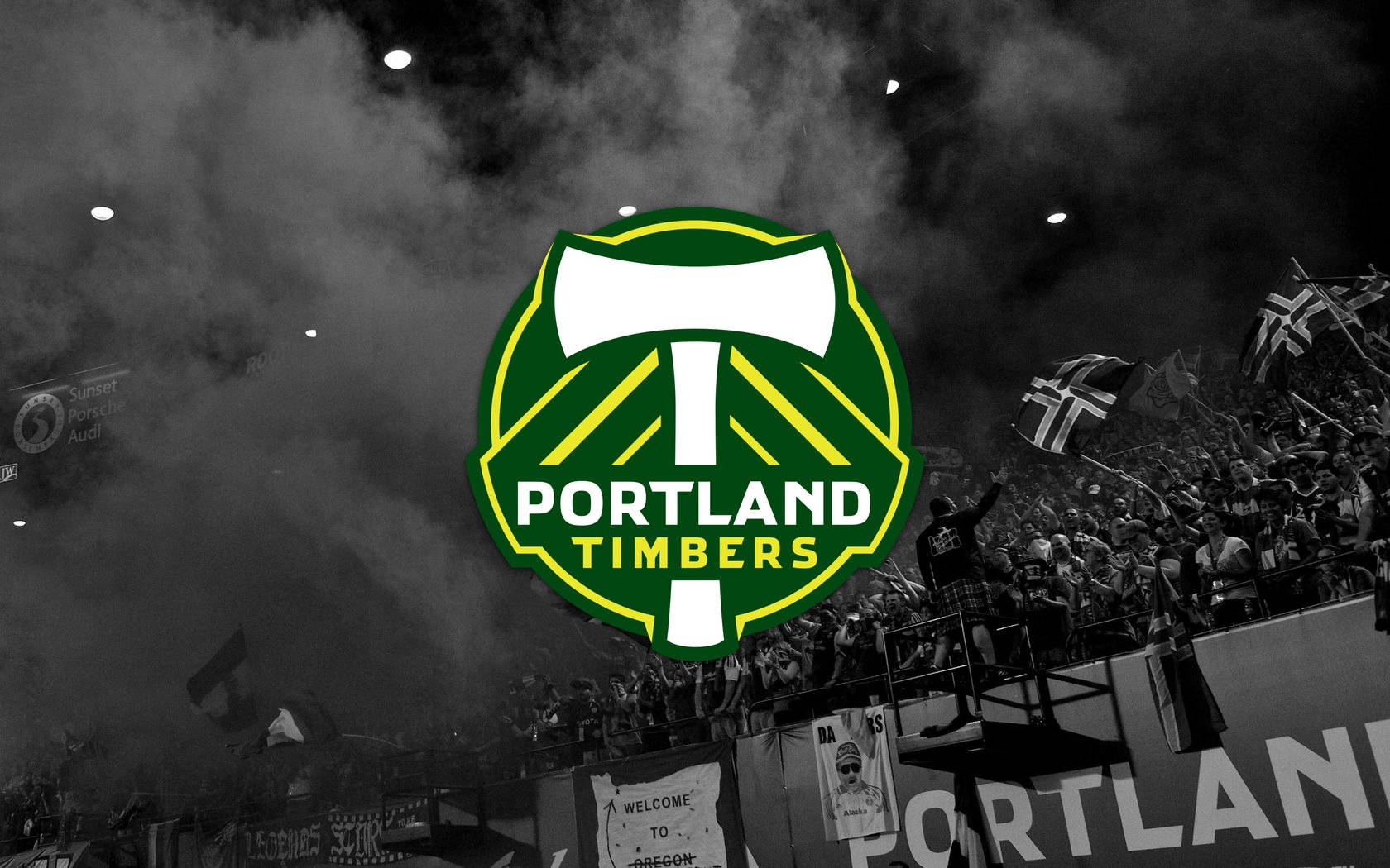 Emblem af Portland Timbers Fodboldhold Wallpaper