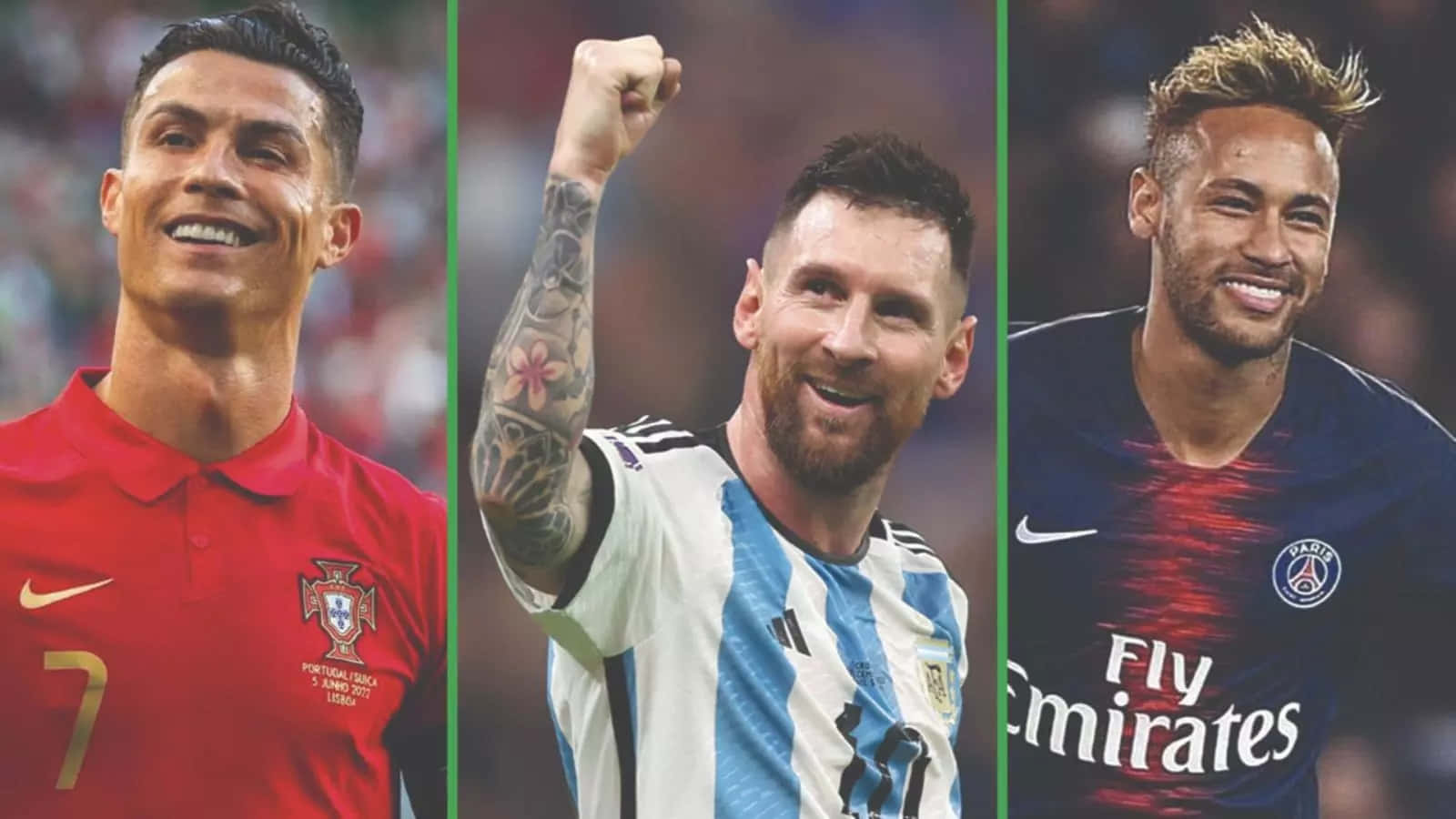 Soccer_ Triumvirate_ Ronaldo_ Messi_ Neymar.jpg Wallpaper