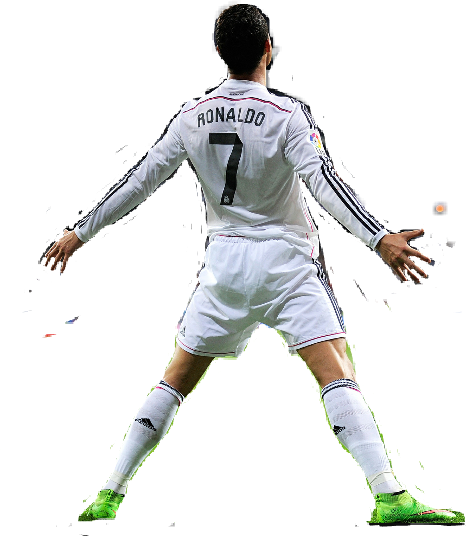 Soccer_ Player_ Number_7_ Action_ Pose PNG