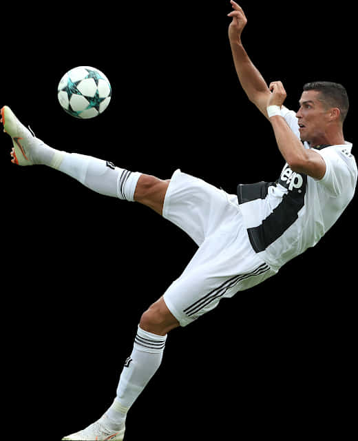 Soccer_ Star_ Mid Air_ Kick PNG
