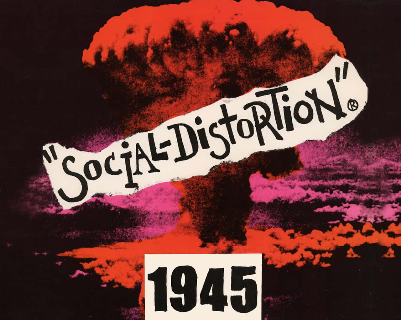 Socialdistortion 1945 - Arte Encoberta De Fundo De Tela Papel de Parede