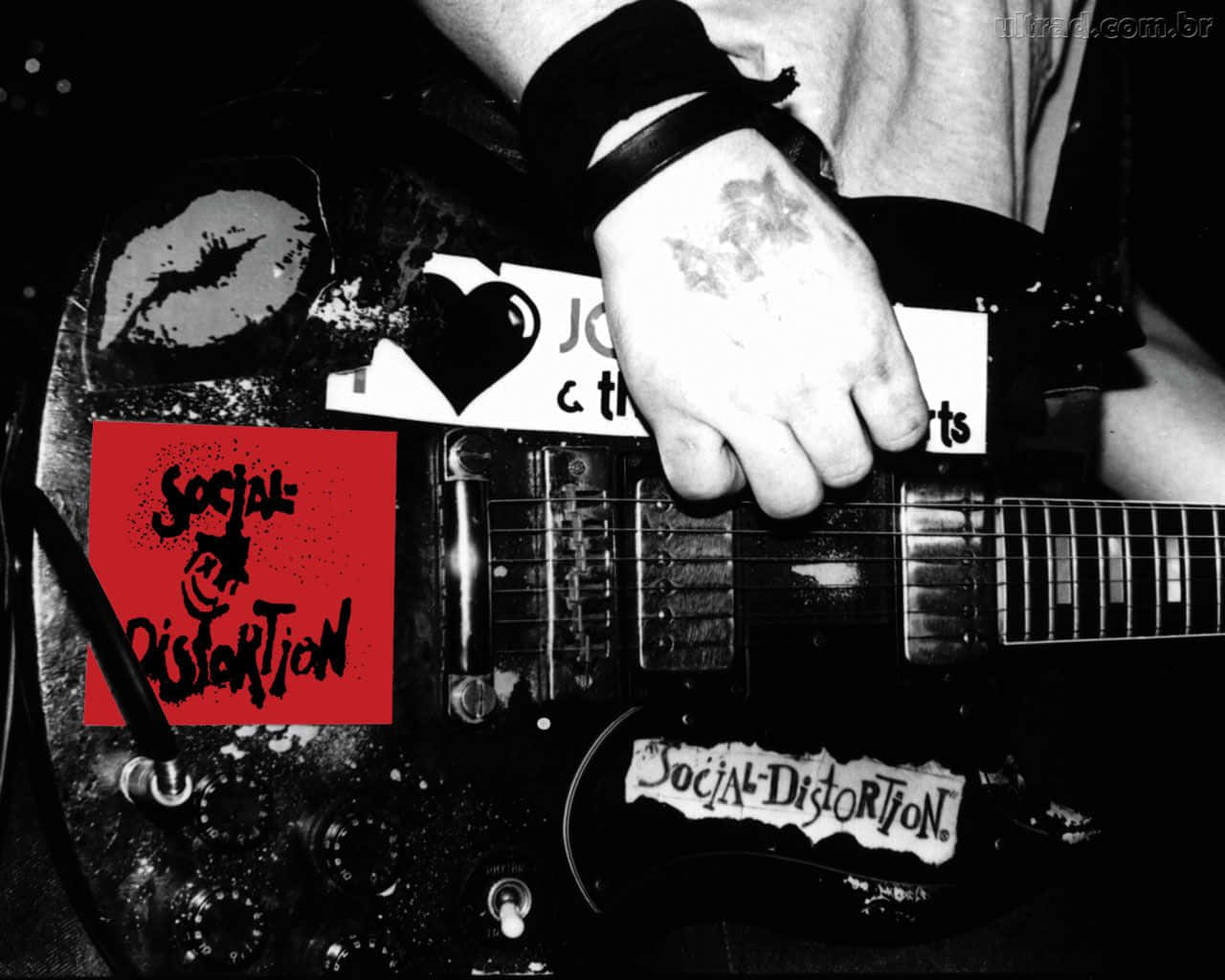 Guitarracon Pegatinas De Social Distortion Fondo de pantalla