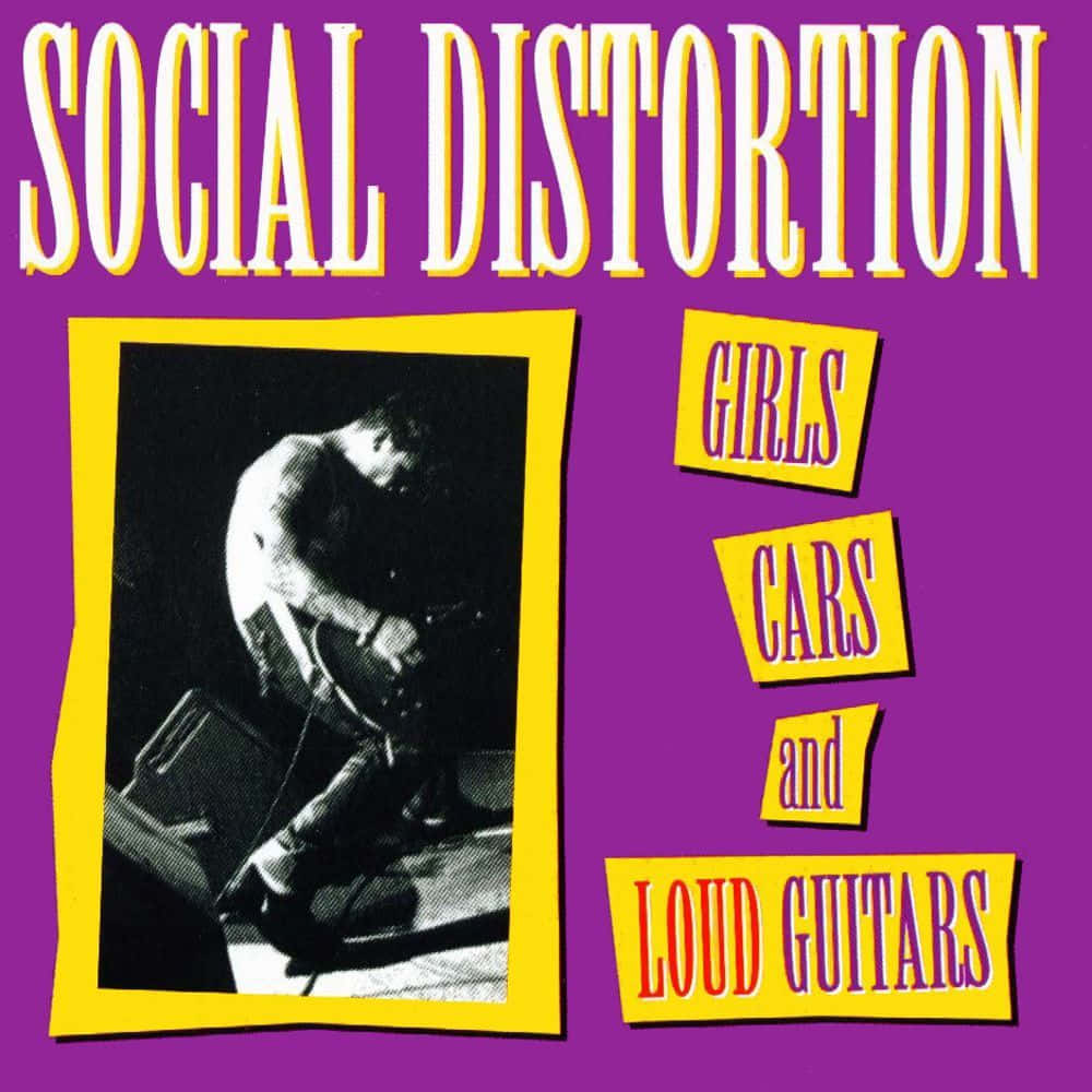 Social Distortion 1996 Lp Meninas, Carros E Guitarras Altas Papel de Parede