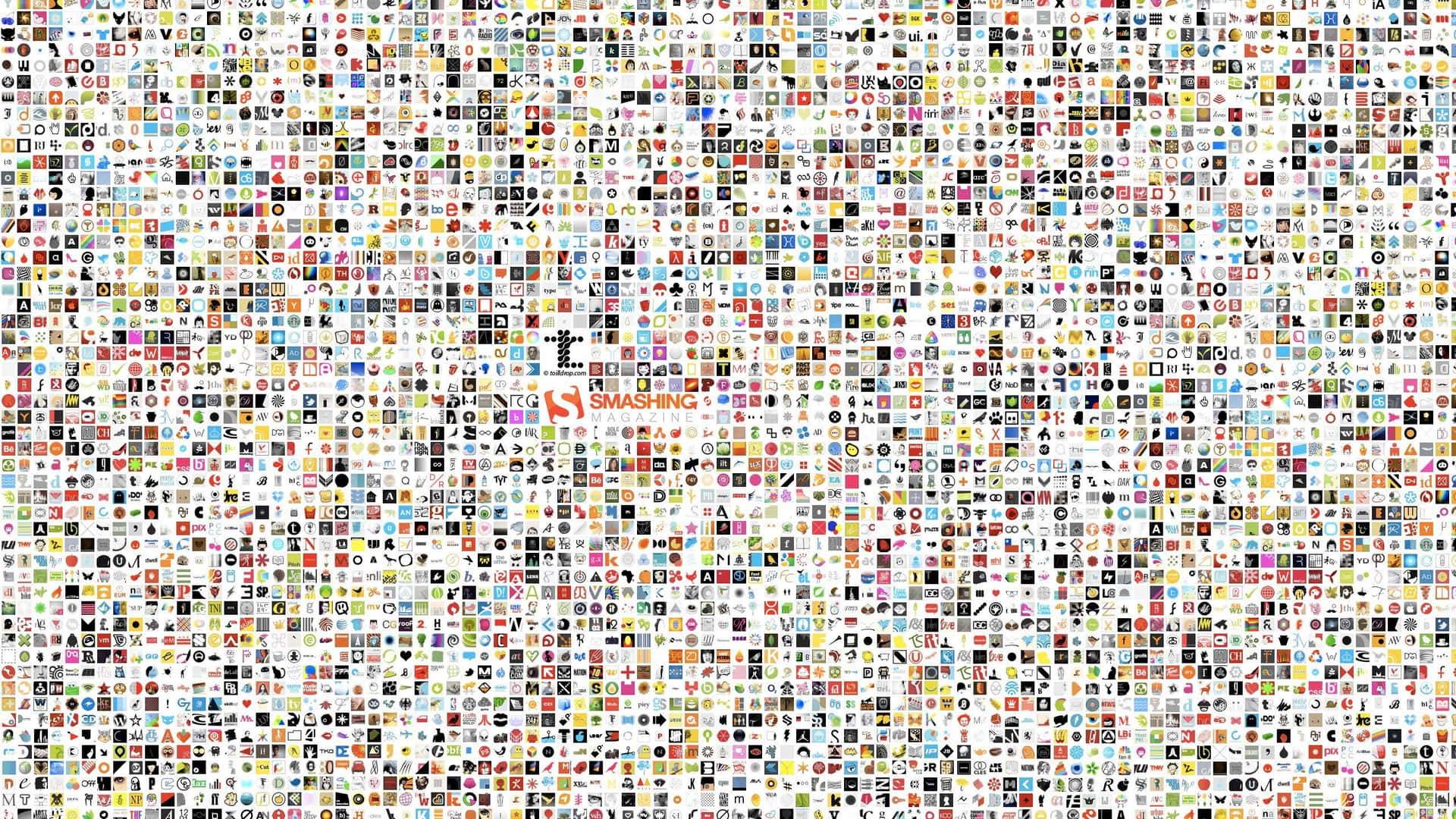 Social Media Apps Mosaic Wallpaper