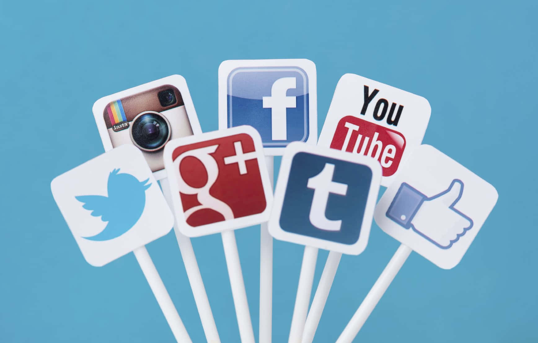 Social Media Apps Stickers Wallpaper
