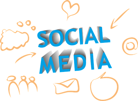 Social Media Concept Art PNG