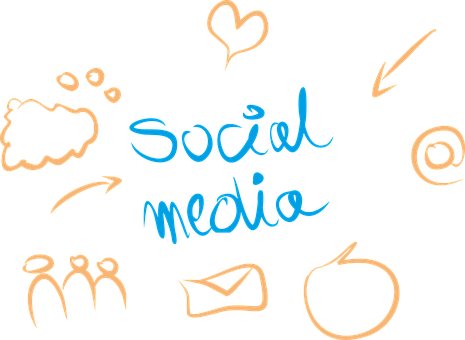 Social Media Concepts Illustration PNG