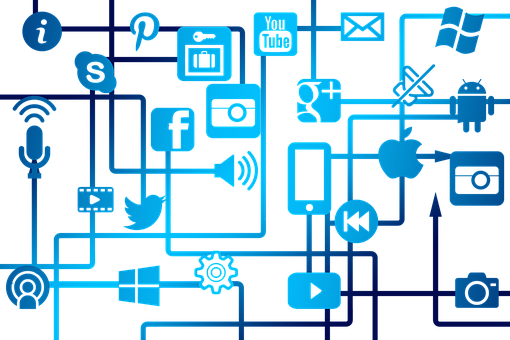 Social Media Connectivity Icons PNG