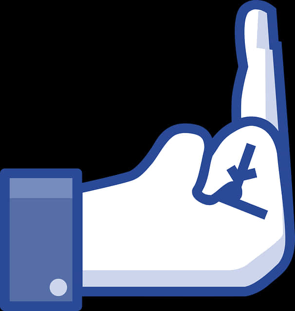 Social Media Dislike Gesture PNG