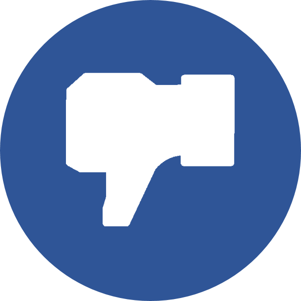 Social Media Dislike Icon PNG