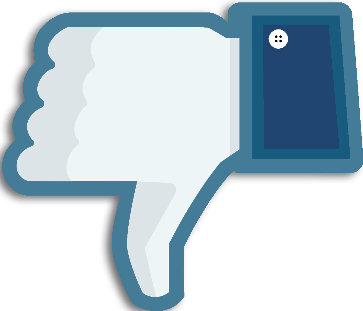 Social Media Dislike Icon PNG