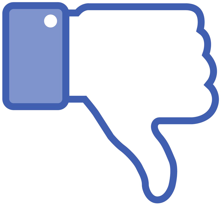 Social Media Dislike Icon PNG