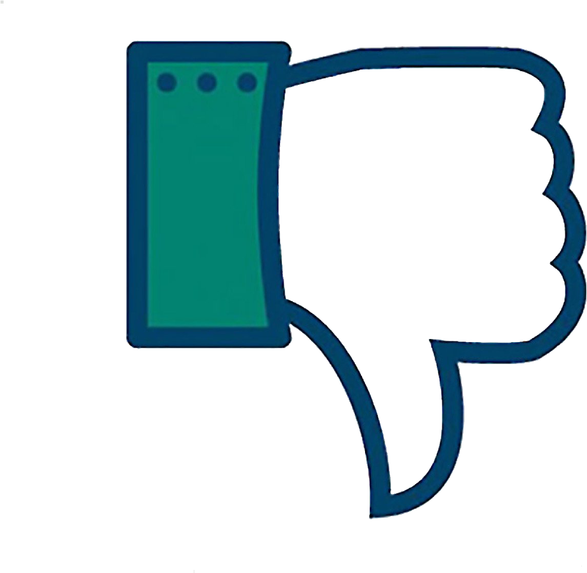 Social Media Dislike Icon PNG