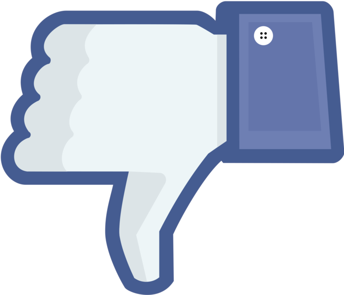 Social Media Dislike Thumb Down PNG