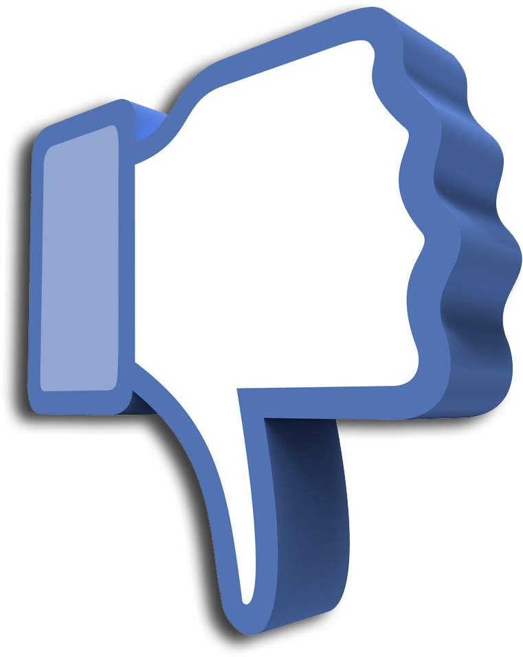 Social Media Dislike Thumb Down PNG